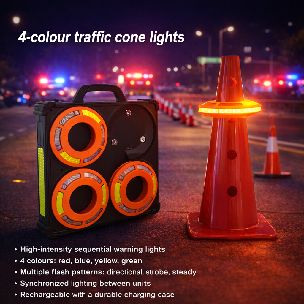 Redline Halo Sequential Safety Light System – 8 Pack (Multicolour) Pre-Order