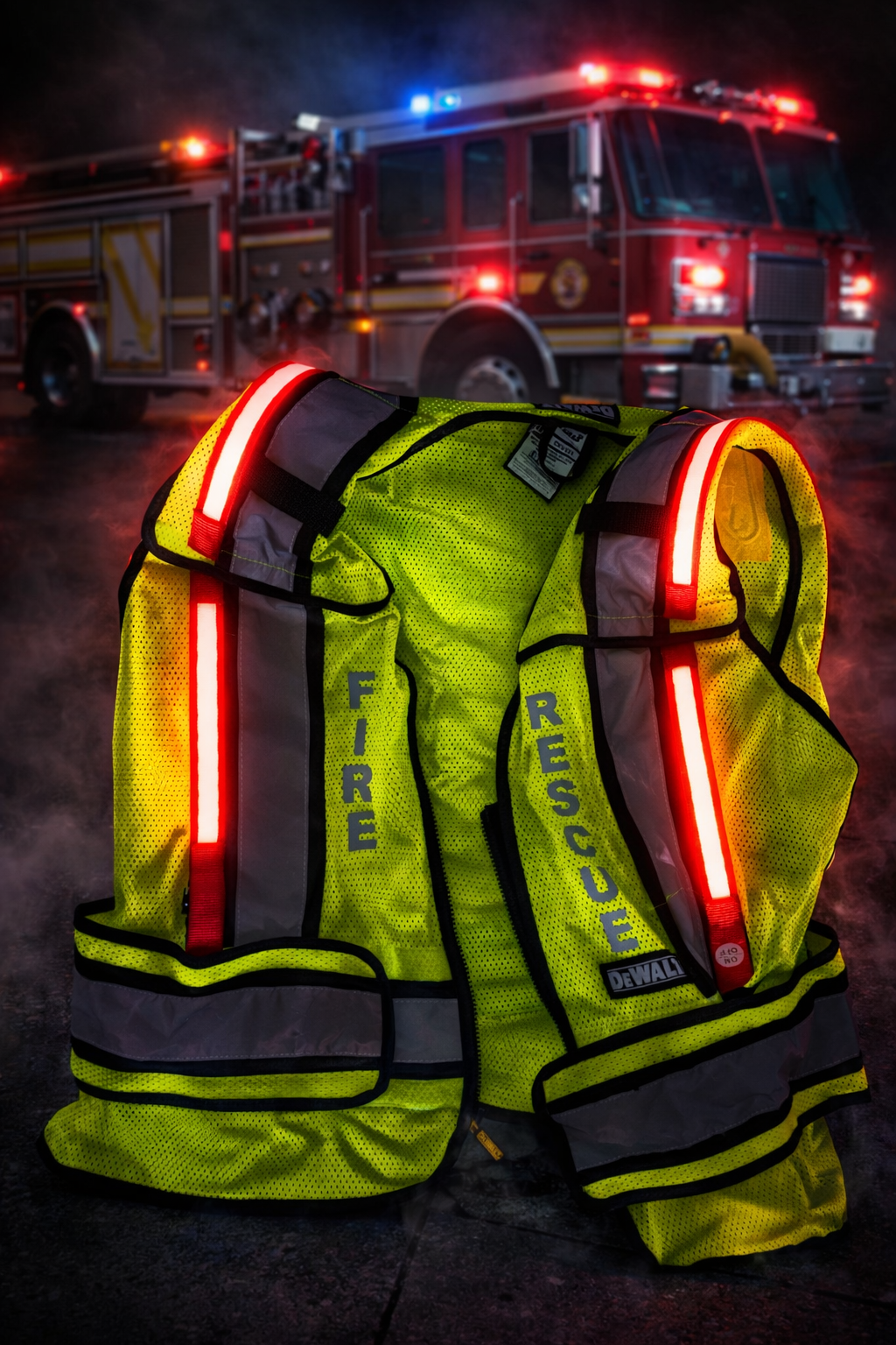 The Redline Guardian LED Safety Vest
